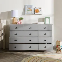 Saracina Living Deals Sales Store 23 Lauren Classic Transitional 9 Drawer Dresser Storage - Saracina Home